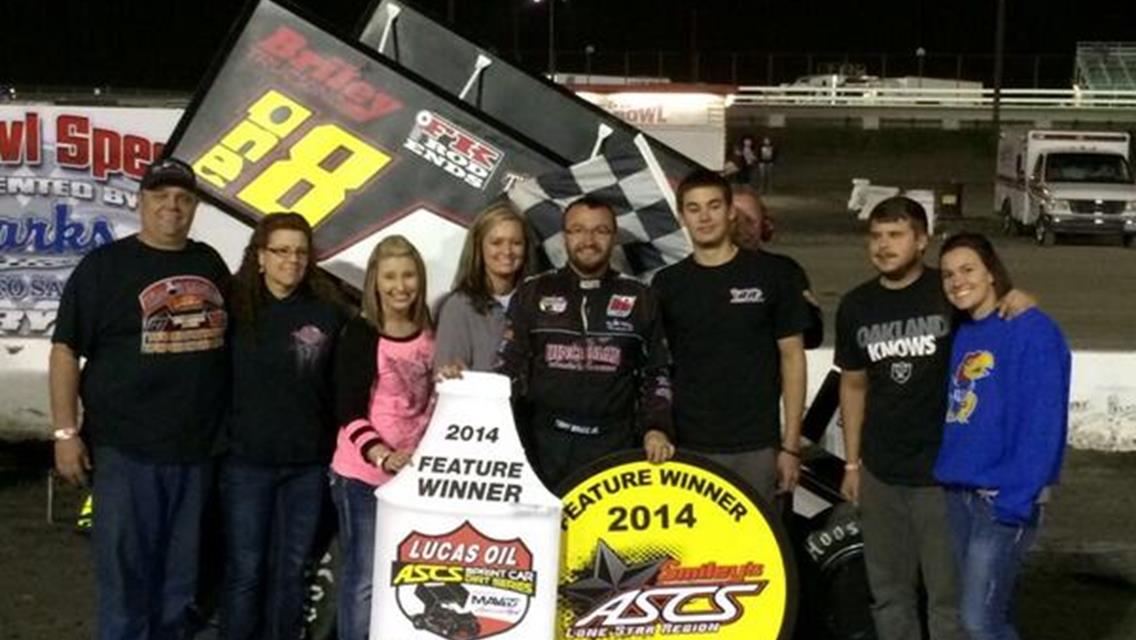 Bruce Jr. Records First ASCS National Tour Triumph of Season at Devil’s Bowl Speedway