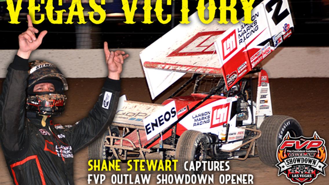Shane Stewart Leads Larson Marks to Win
