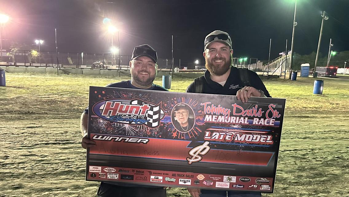 Hunt County Raceway (Greenville, TX) – Tommy Davis Sr. Memorial – July 3rd, 2024.