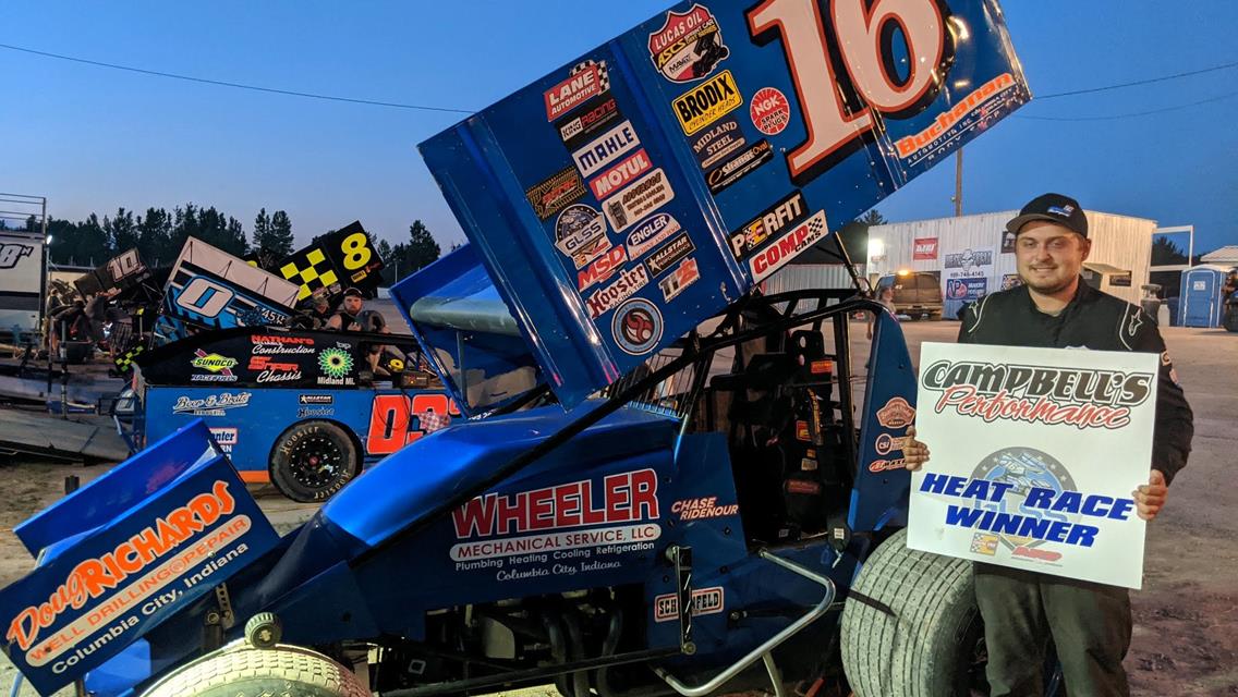 HORSTMAN SKATES TO HIS 3RD STRAIGHT