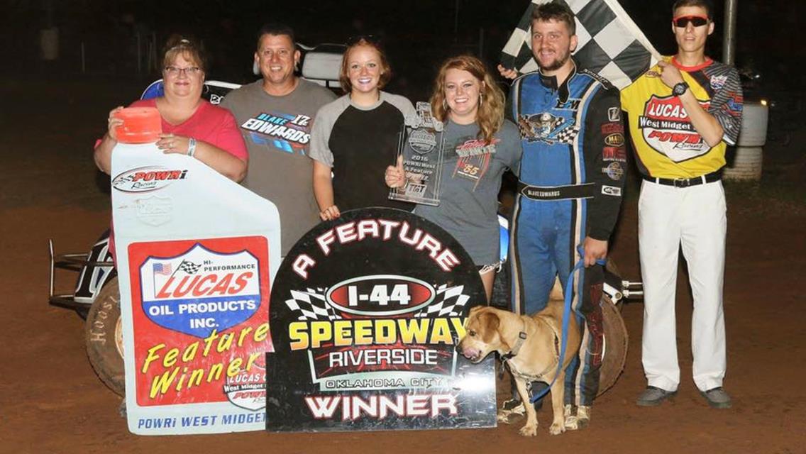 Edwards Elbows Up For First POWRi West WIN