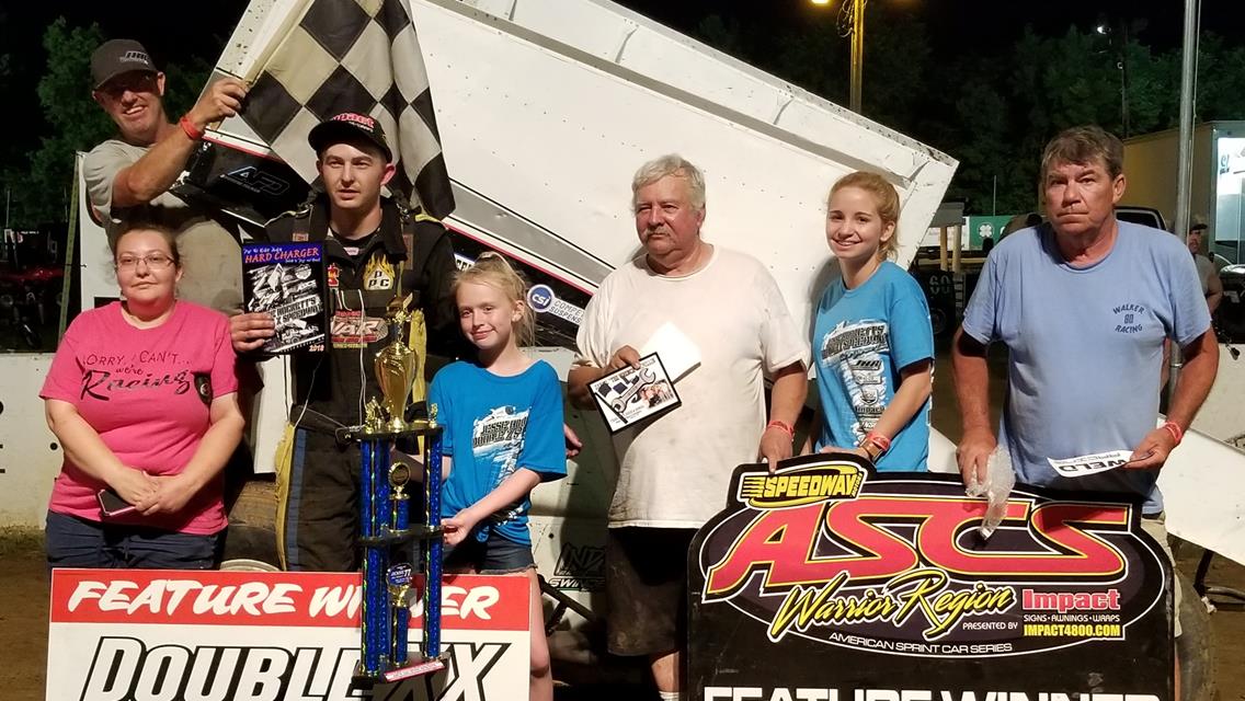 Taylor Walton Breaks Through With ASCS Warrior At Double X Speedway