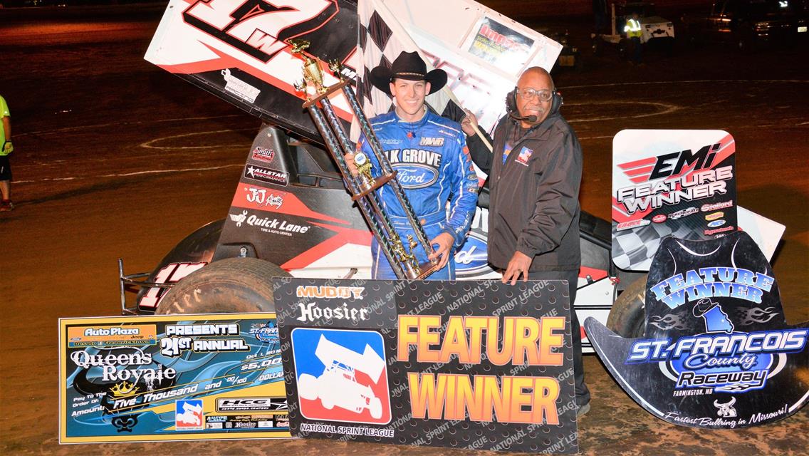 Golobic Captures National Sprint League’s Queen’s Royale With Last-Lap Pass at St. Francois County Raceway