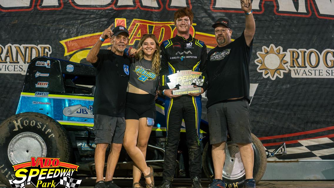 Caleb Stelzig Returns to Victory Lane with Sunset Grill POWRi Vado Non-Wing Sprints