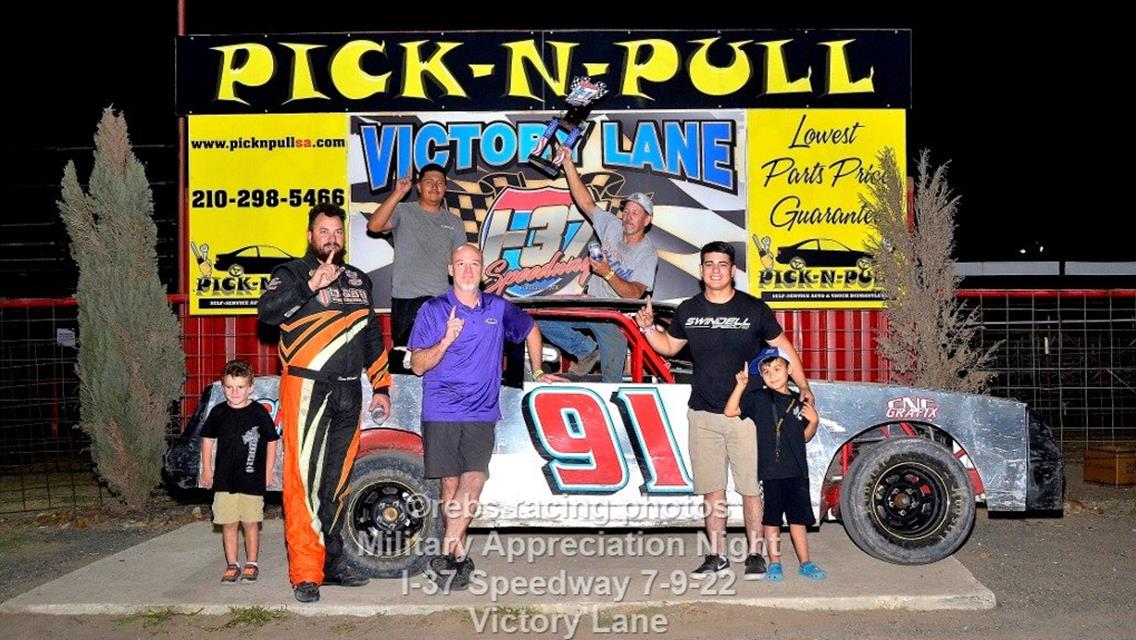 Military Appreciation Night W/ Late Models @ I-37 Speedway