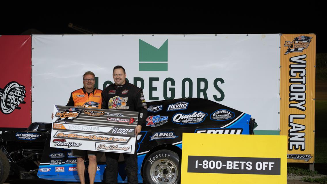 Shute goes back-to-back on P &amp; D Welding Solutions and 1-800-Bets-Off Night at the Races