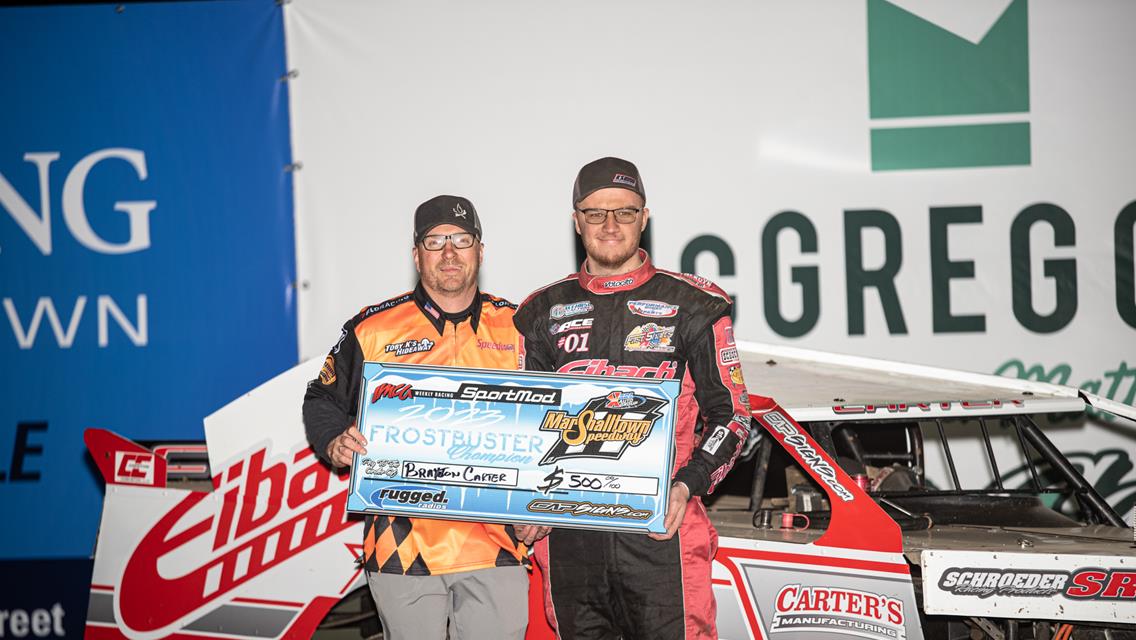 Five winners find Victory Lane at Marshalltown Speedway Frostbuster