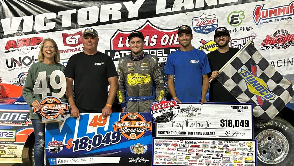 Georgetown Speedway (Georgetown, DE) – Lucas Oil Late Model Dirt Series – Melvin Joseph Memorial – August 24th, 2023. (Heath Lawson photo)