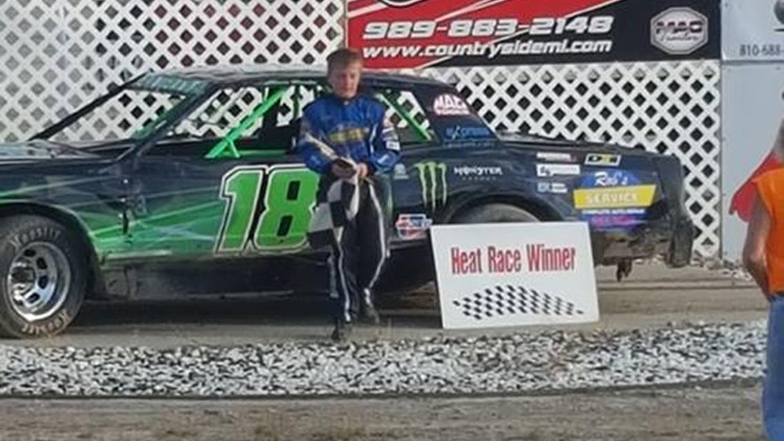 First Heat Race Win in Street Stock