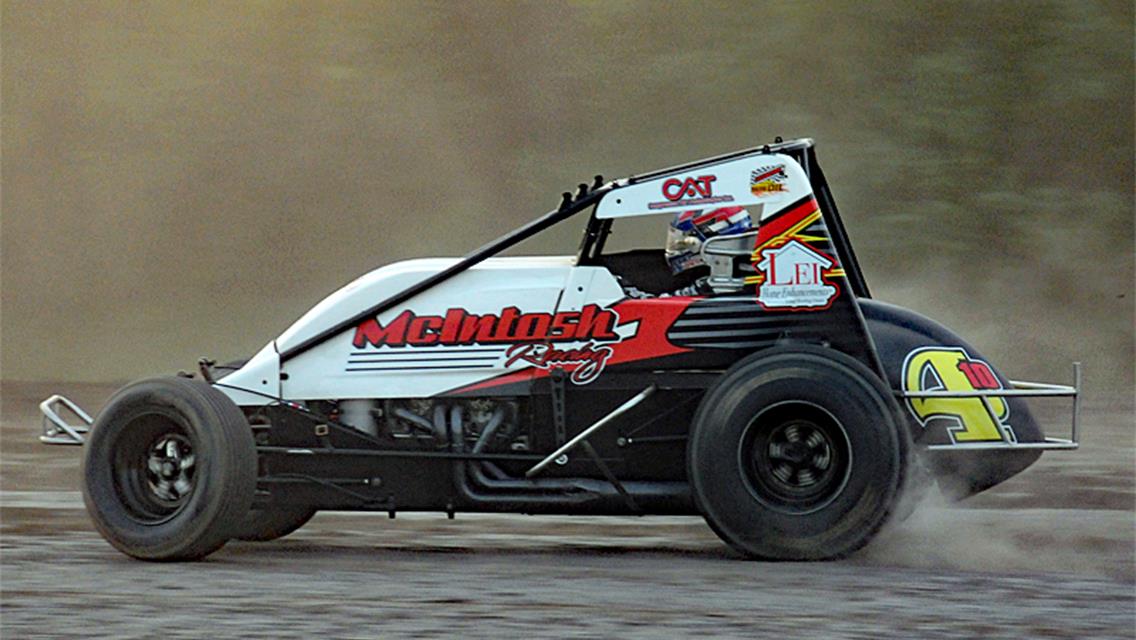 Bacon Back in USAC Sprint Car Action at Plymouth after a Week of Midgets