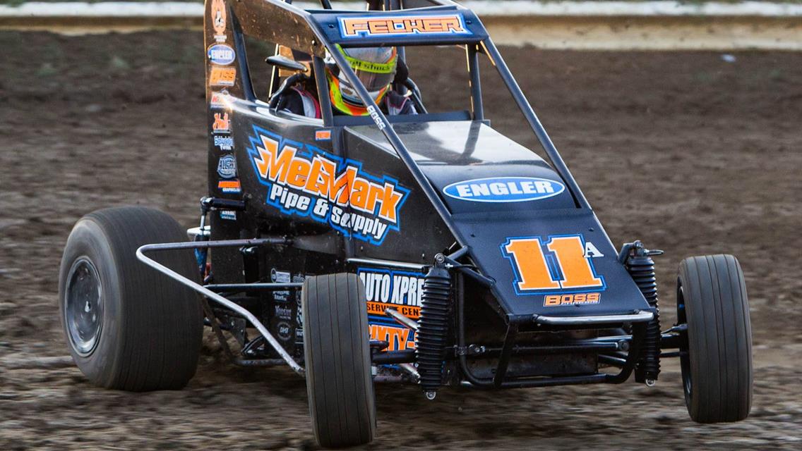 Andrew Felker Grabs Two Podiums in POWRi Action at Creek County and Lincoln!