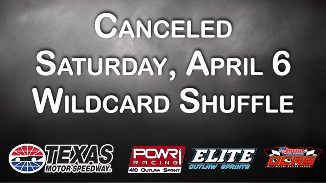 Extreme Wind Cancels Texas Motor Speedway Final Night of Wildcard Shuffle