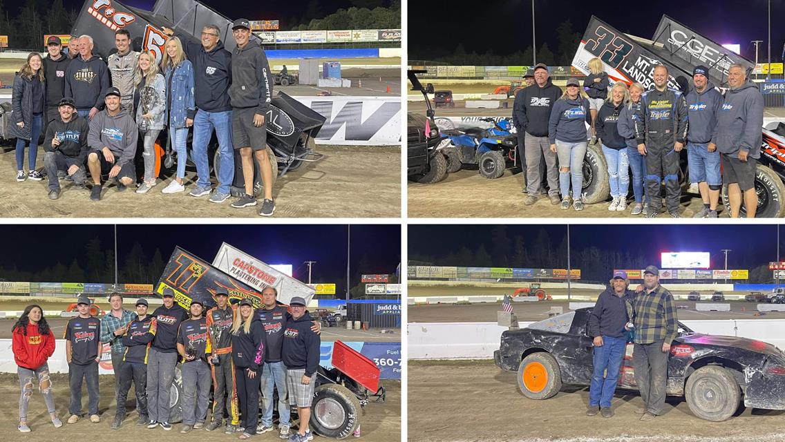 CHAMPIONS CROWNED AT SKAGIT SPEEDWAY