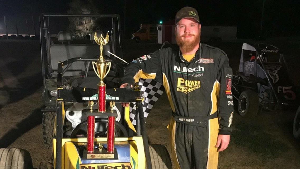 BAUGH WINS FROM THE TAIL IN SPOON RIVER IMRA STOP!