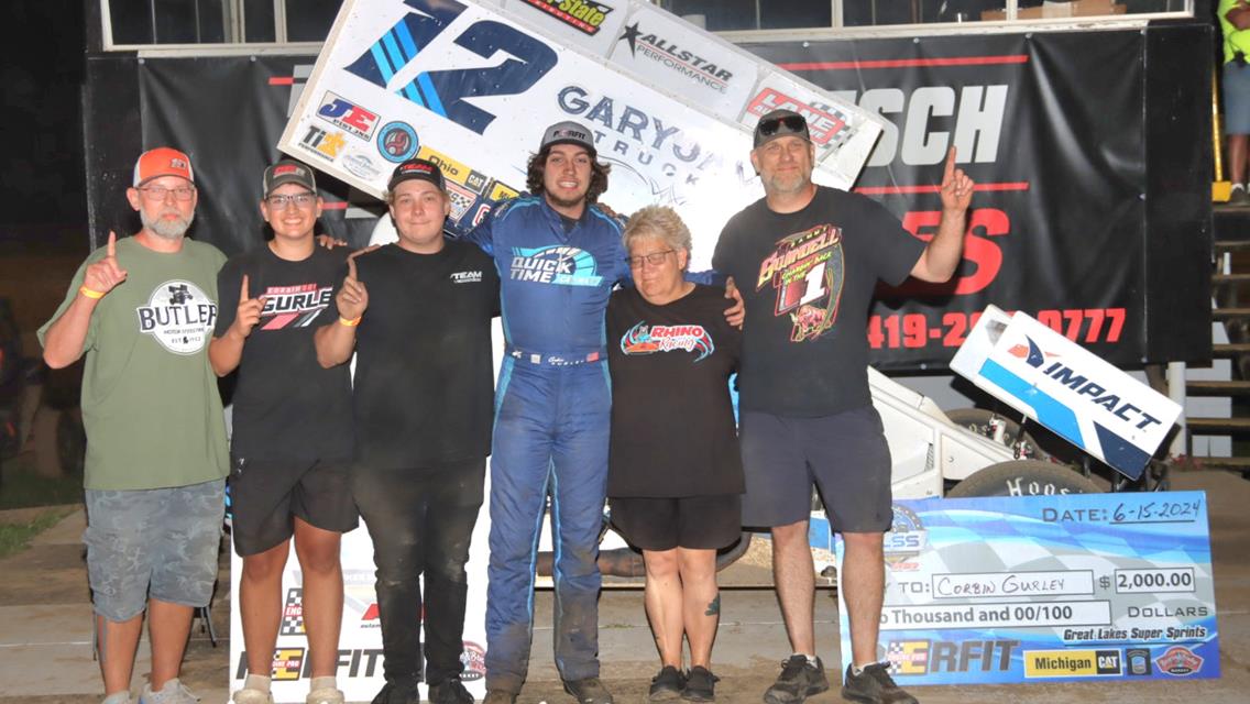 GURLEY SECURES FIRST GLSS FEATURE RACE WIN