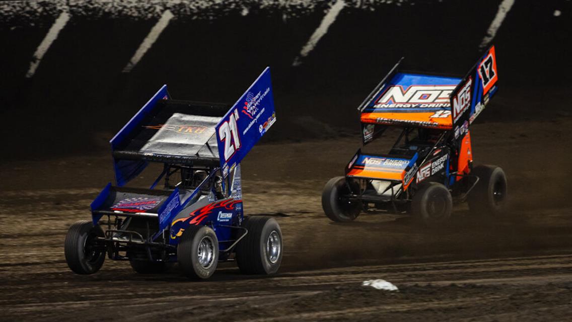 MACHO MAN MAGIC: LATE RACE PASS AT TRI-STATE SPEEDWAY LEADS BRADY BACON TO FIRST WORLD OF OUTLAWS WIN