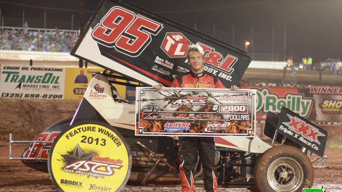 Matt Covington on top at Abilene