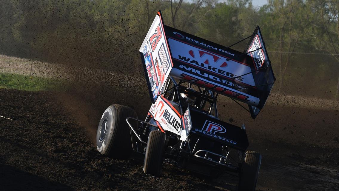 Thiel quick before trouble in All Star start at I-96 Speedway; All Star and IRA Wisconsin tripleheader ahead