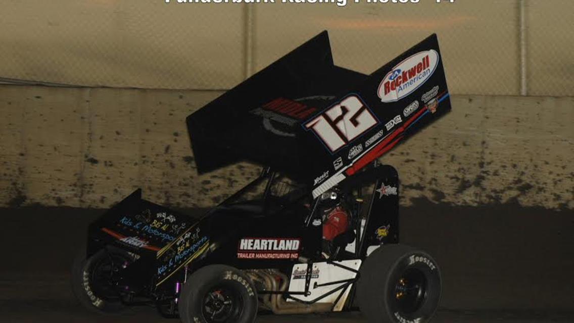 Late Pass Gives Jerrod Hull Sprint Invaders Opener at 34 Raceway!