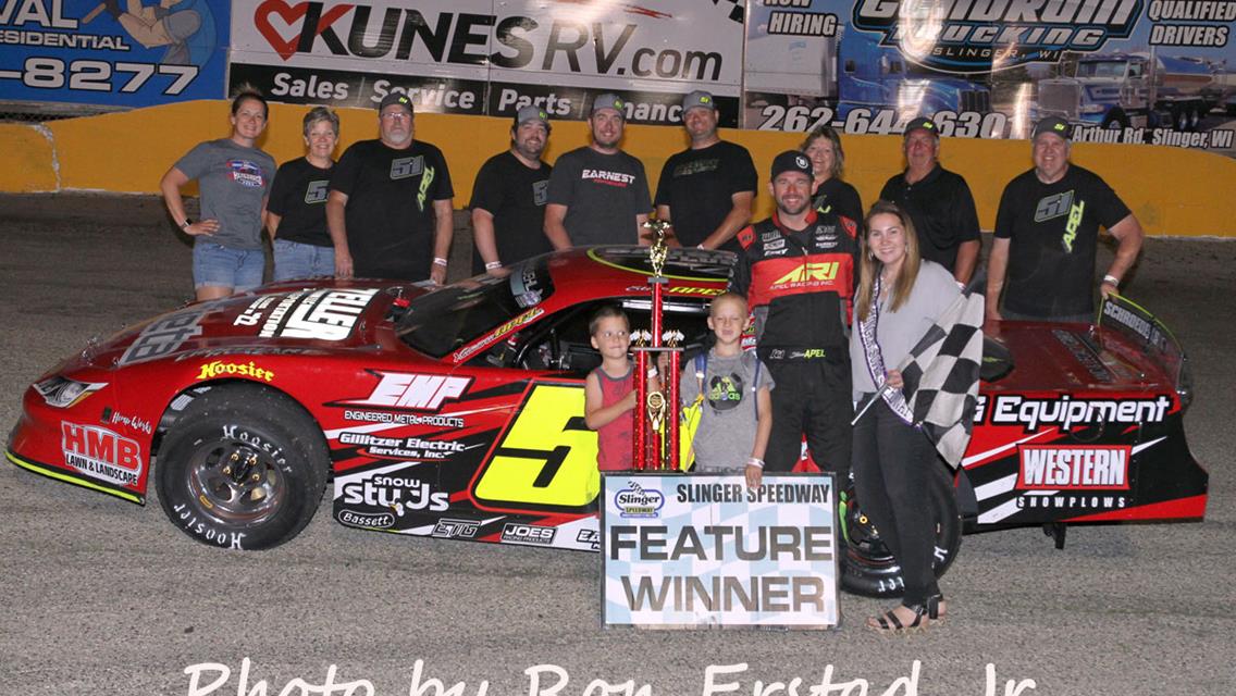 Two in a row for Apel on PMF Night at Slinger