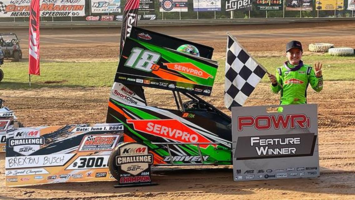Brexton Busch and Christian Bruno Claim Victories in KKM Challenge Championship Night Support Classes