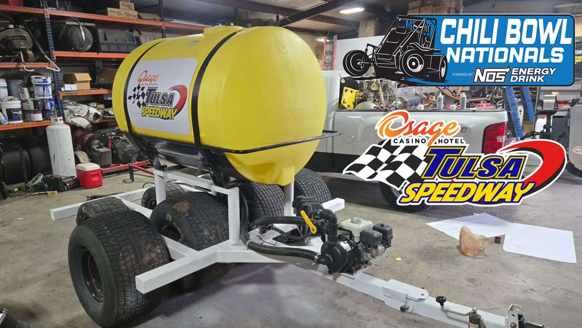 Tulsa Speedway Packer and Sprayer to be used at Chili Bowl Nationals