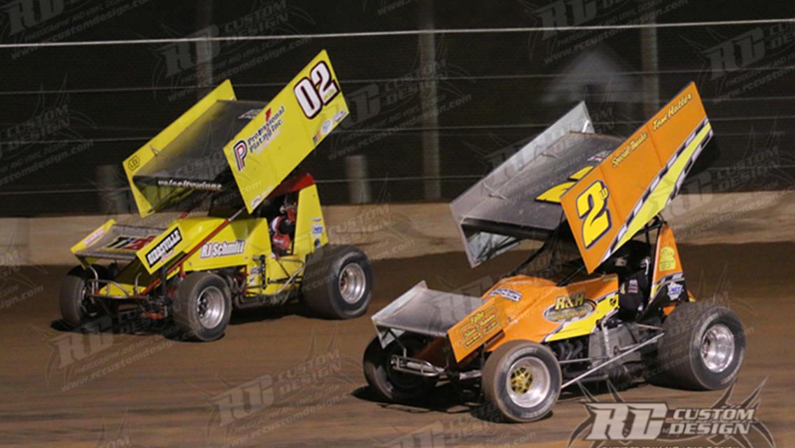 REINKE MASTERS HIGH SIDE, OUTRUNS NEITZEL FOR FILSKOV MEMORIAL VICTORY AT PLYMOUTH IN BUMPER TO BUMPER IRA OUTLAW SPRINT ACTION!
