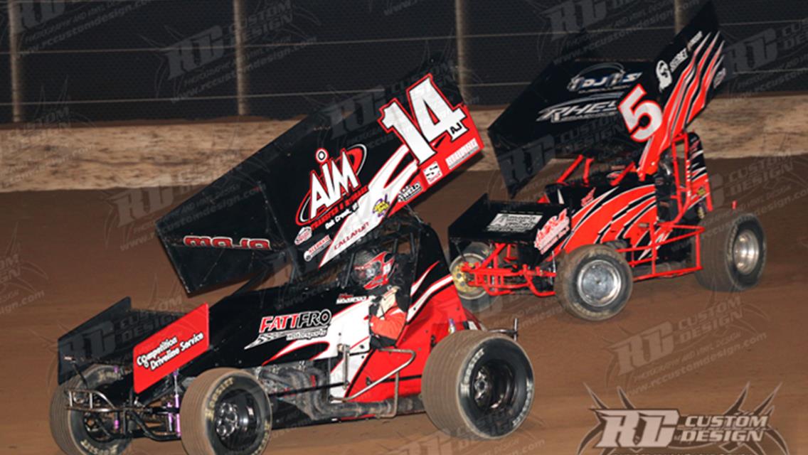 REINKE MASTERS HIGH SIDE, OUTRUNS NEITZEL FOR FILSKOV MEMORIAL VICTORY AT PLYMOUTH IN BUMPER TO BUMPER IRA OUTLAW SPRINT ACTION!
