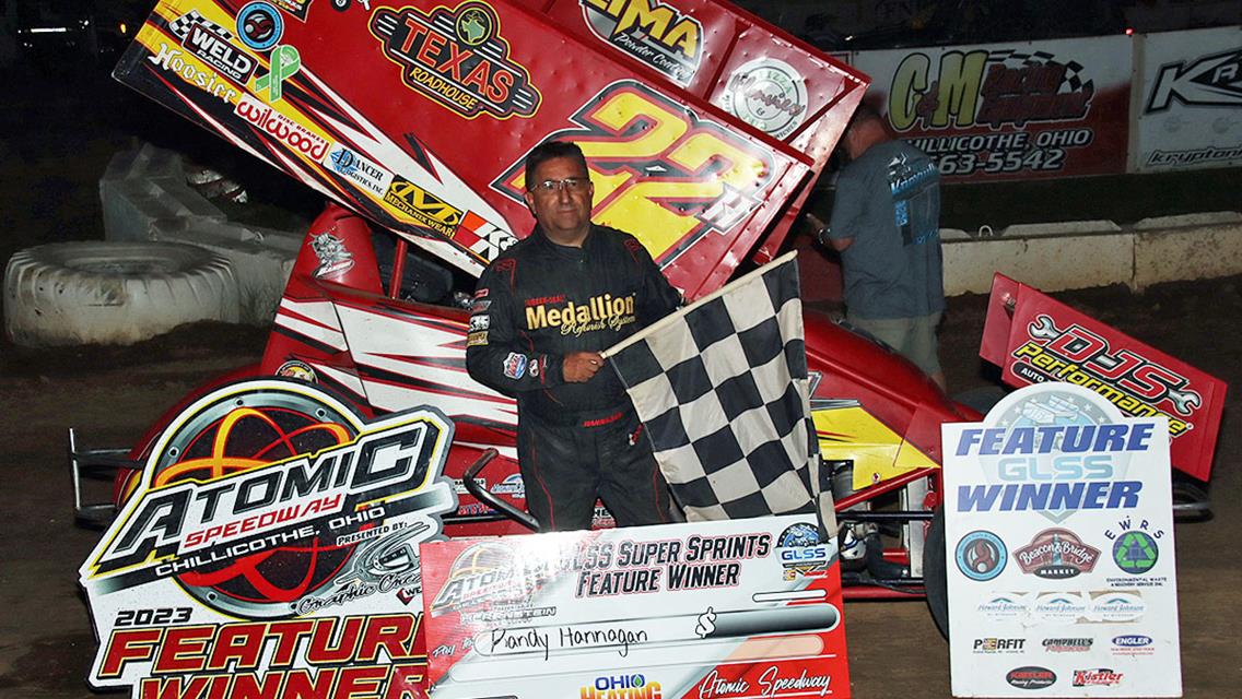 HANNAGAN STRIKES AGAIN! THIS TIME AT ATOMIC SPEEDWAY!
