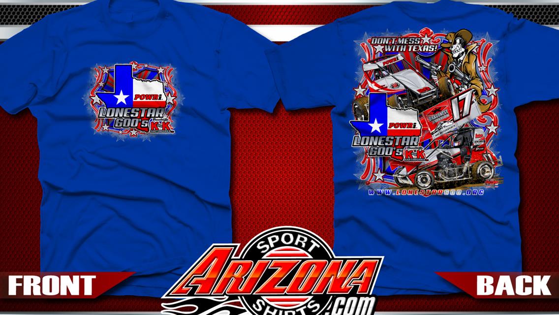 NEW APPAREL - POWRI LONESTAR 600 SHIRTS AVAILABLE AT ONLINE STORE