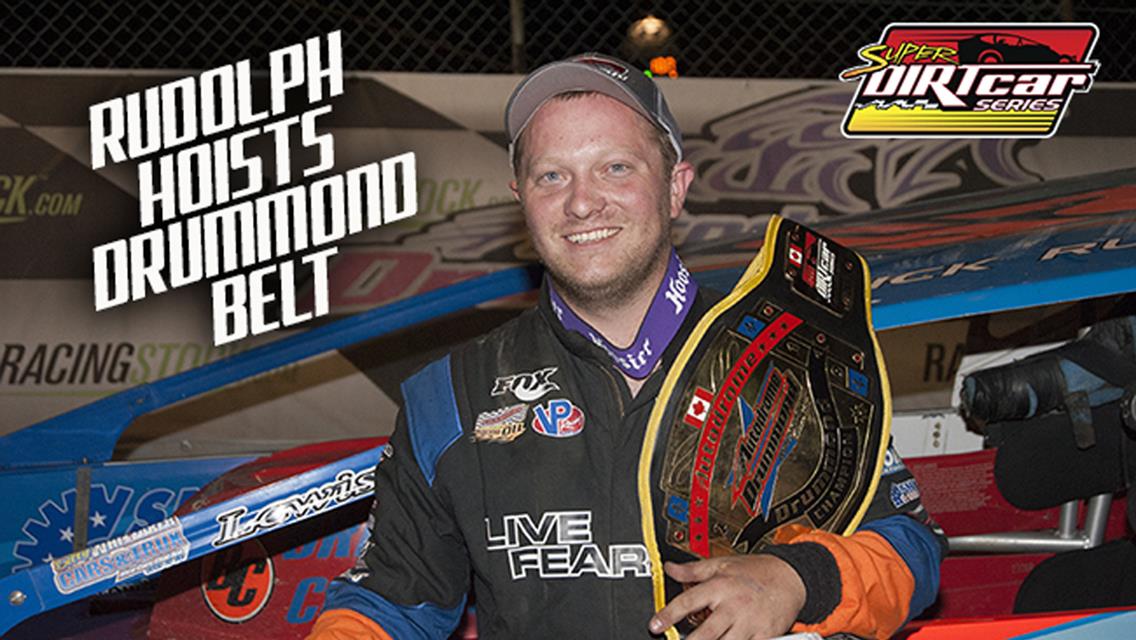 Erick Rudolph blasts by Stewart Friesen and Jimmy Phelps for $7,500 Drummond Payday