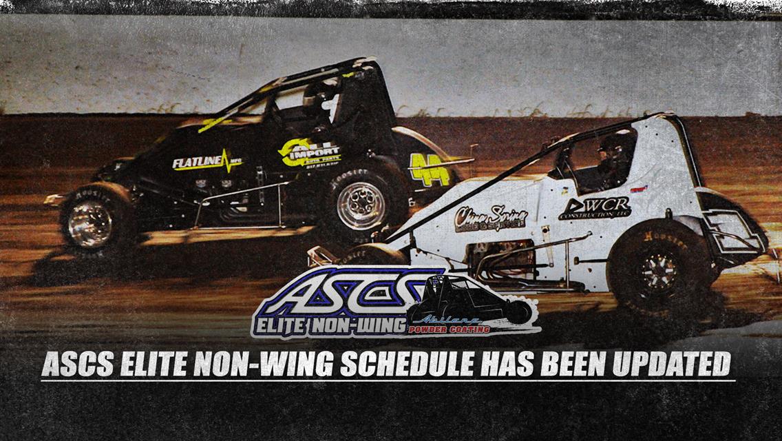 ASCS Elite Non-Wing Schedule Updated