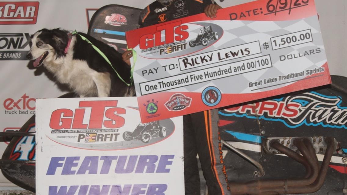 RICKY LEWIS TAKES HOME HIS 3RD FEATURE RACE WIN