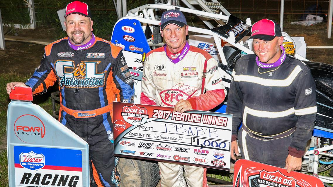 BABB ECLIPSES COMPETITION AT US 36