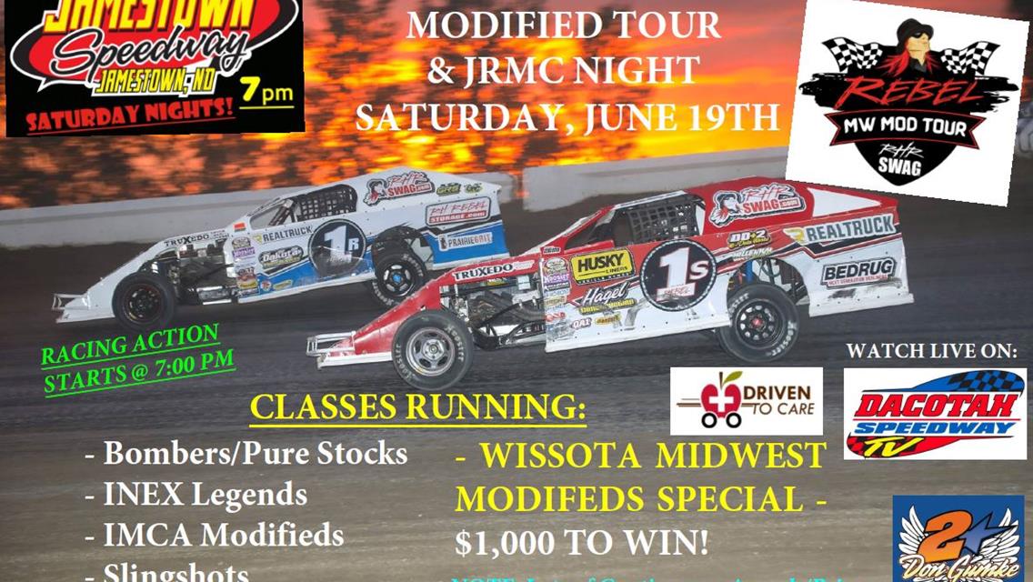 JRMC Night &amp; REBEL WISSOTA MW Mod Tour - June 19th!