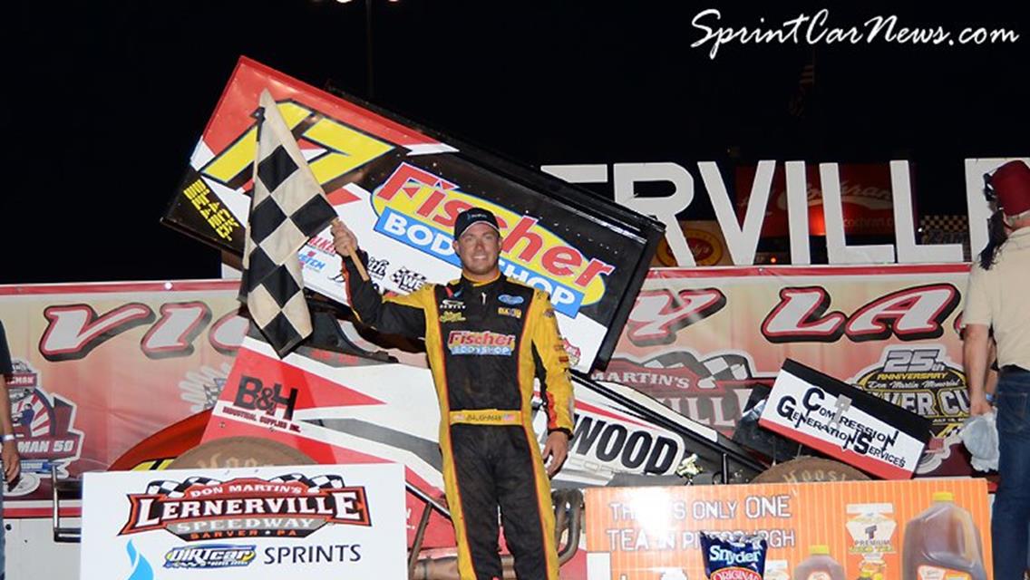 Baughman Captures Dream Debut at Lernerville Speedway