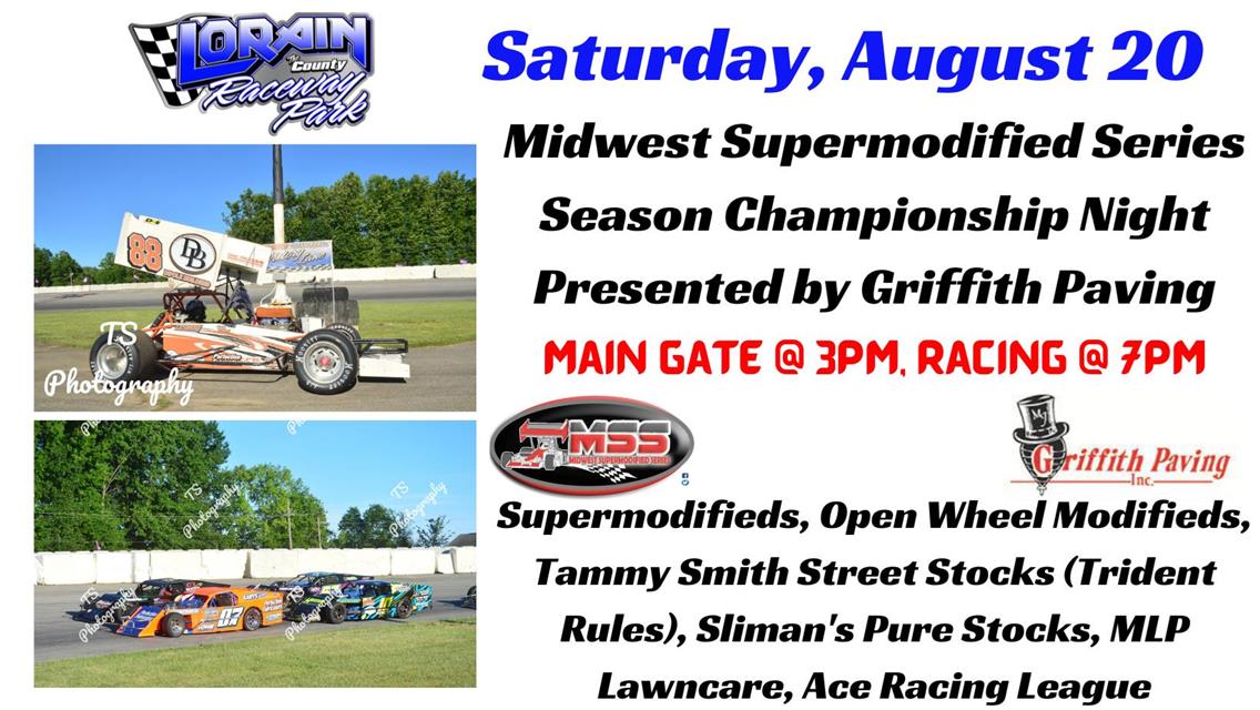 Saturday, August 20th - Supermodified Championship Night
