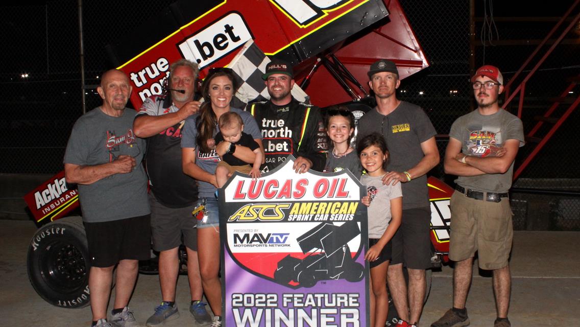 Sam Hafertepe, Jr. Dominates Lucas Oil ASCS Return To Thunderbird Speedway