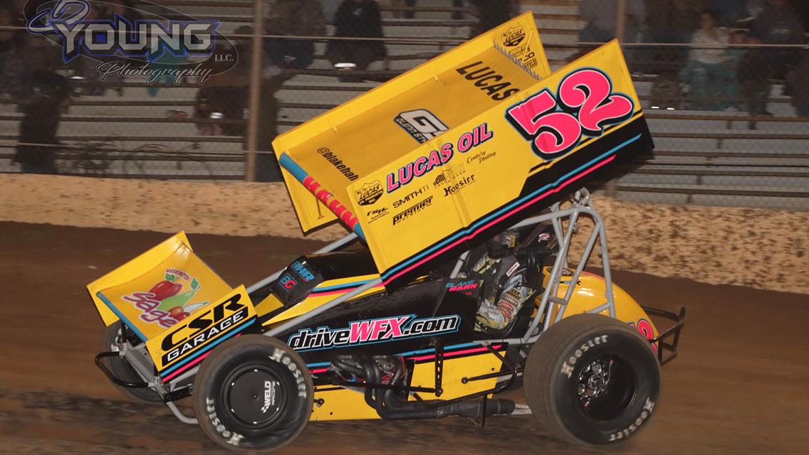 Hahn Holds On For Fourth Place Finish Despite Suspension Damage At I-30 Speedway