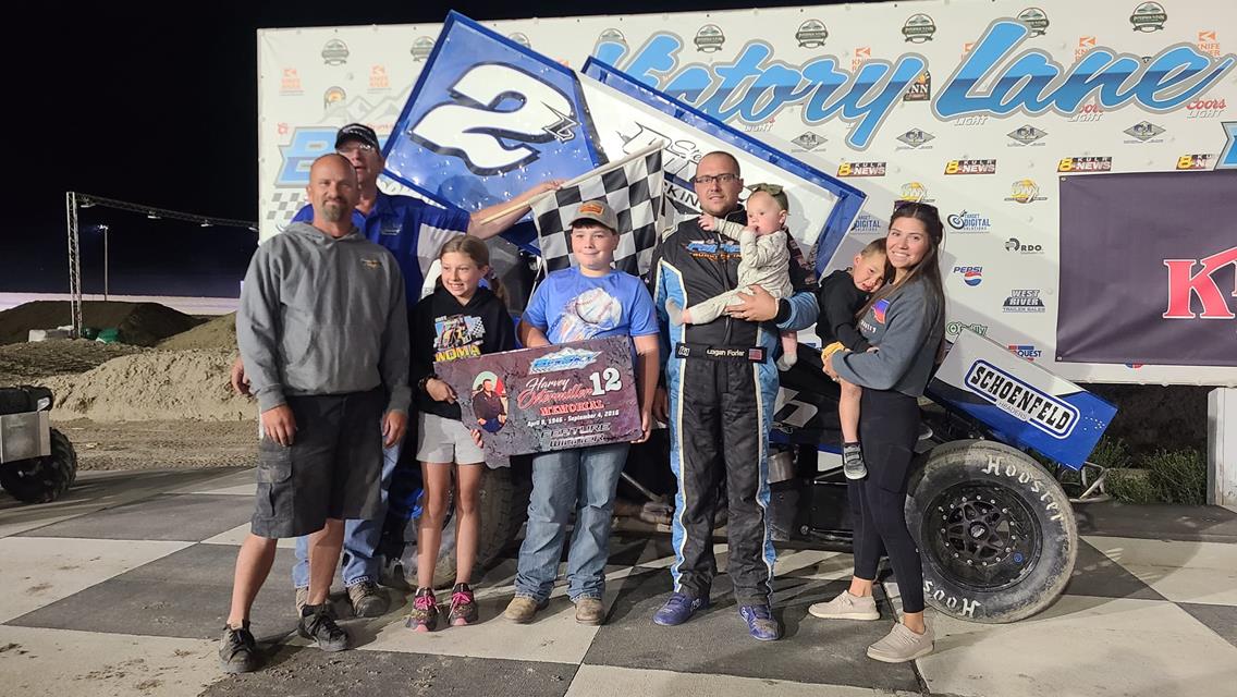Logan Forler Capture Ostermiller Memorial Prelim At Big Sky Speedway