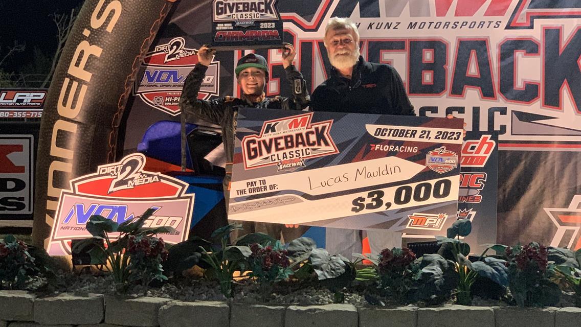 California’s Lucas Mauldin Charges To NOW600 Score At the KKM Giveback Classic!
