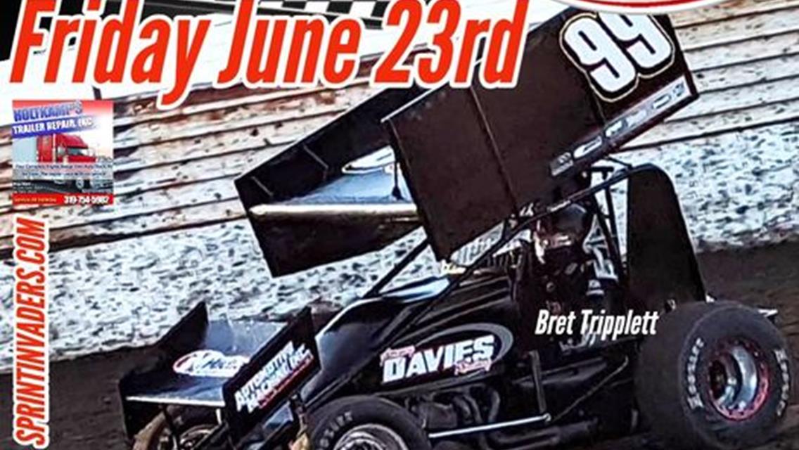 High Banks Weekend Awaits Sprint Invaders at Davenport, Spoon River!