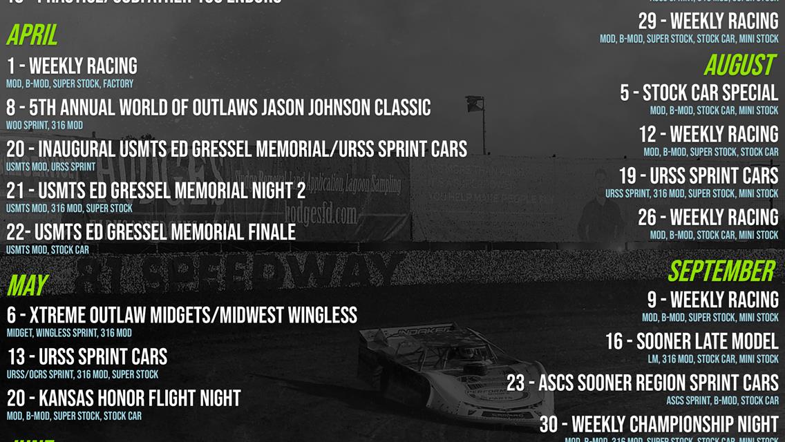 No Joke!  The 2023 Season Begins April 1st