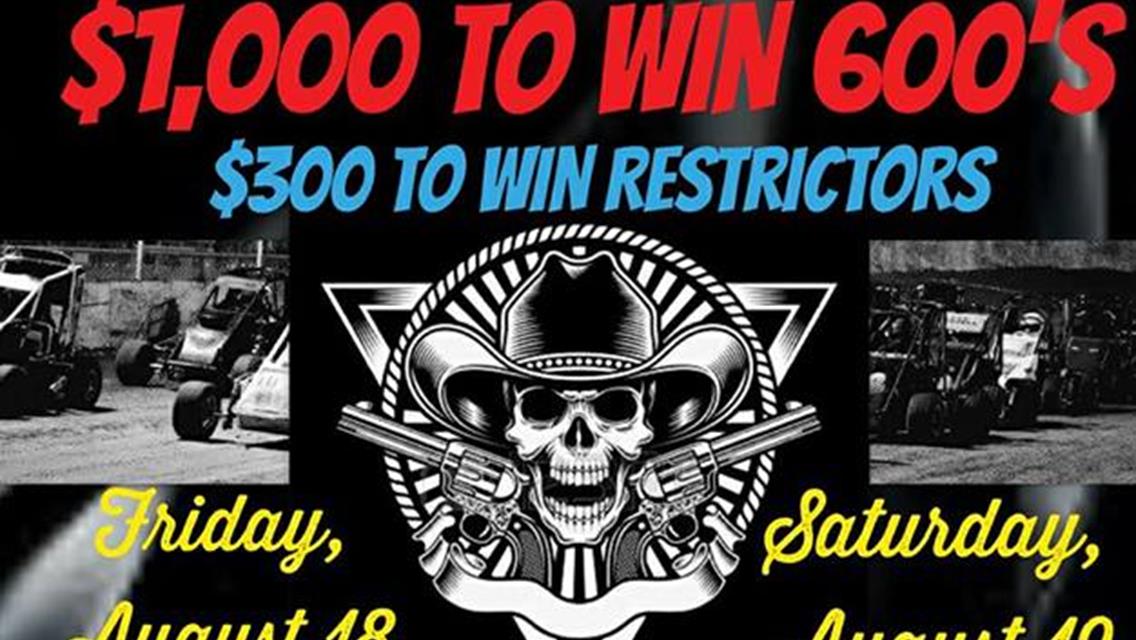 POWRi Lonestar 600&#39;s and USAC NOW 600&#39;s Texas Showdown N vs. S Double Header