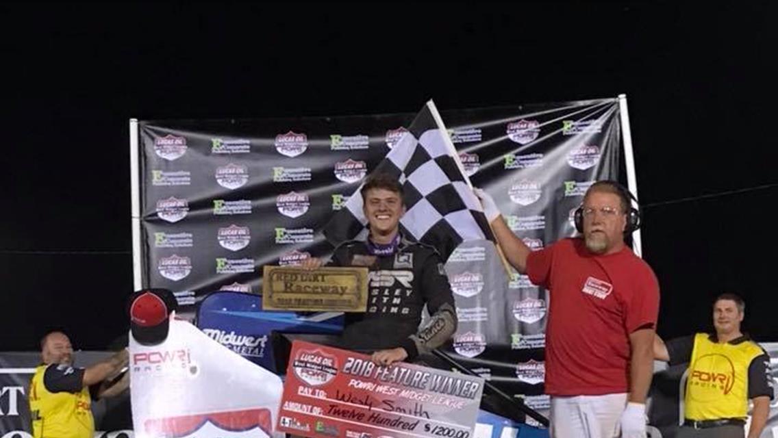 Wesley Smith Sweeps POWRi West Midgets Sooner Midget Nationals at Red Dirt Raceway