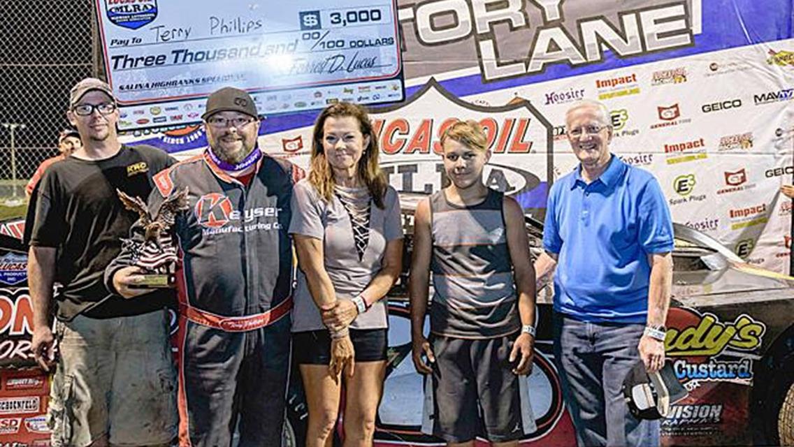 Phillipd makes late winning charge at Salina Highbanks