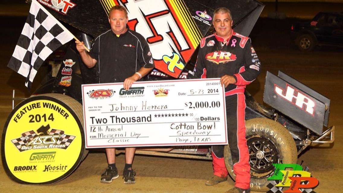 Herrera wins ASCS Gulf South at Cotton Bowl