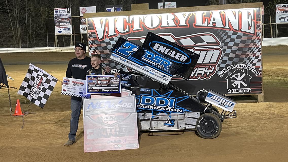 Benson, Crabdree, and Allgayer Claim Dirt2Media NOW600 National Wins at Doe Run Raceway!