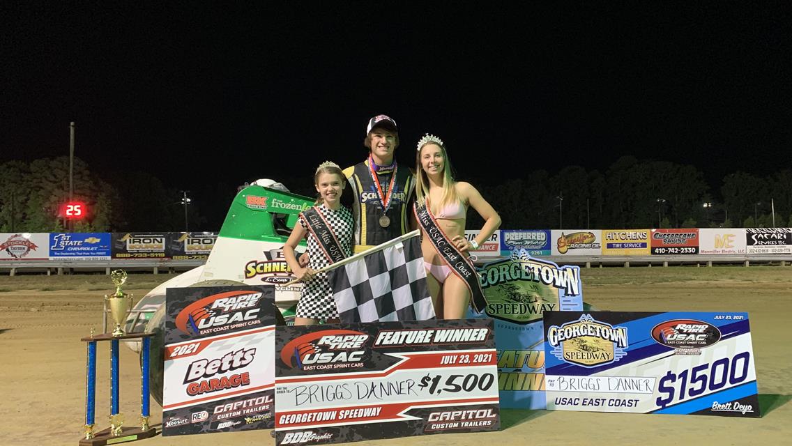“This one is for Bill!” Danner Continues Winning Ways at Georgetown