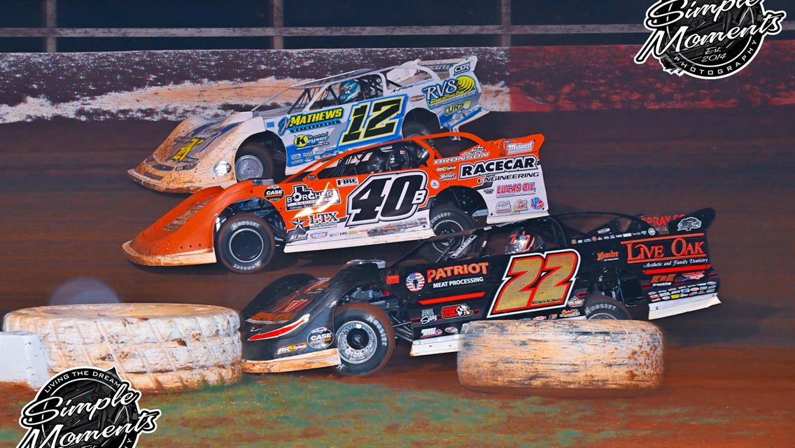 Talladega Short Track (Eastaboga, AL) – World of Outlaws Case Late Model Series – Alabama Gang 100 – April 19th-20th, 2024. (Simple Moments Photography)